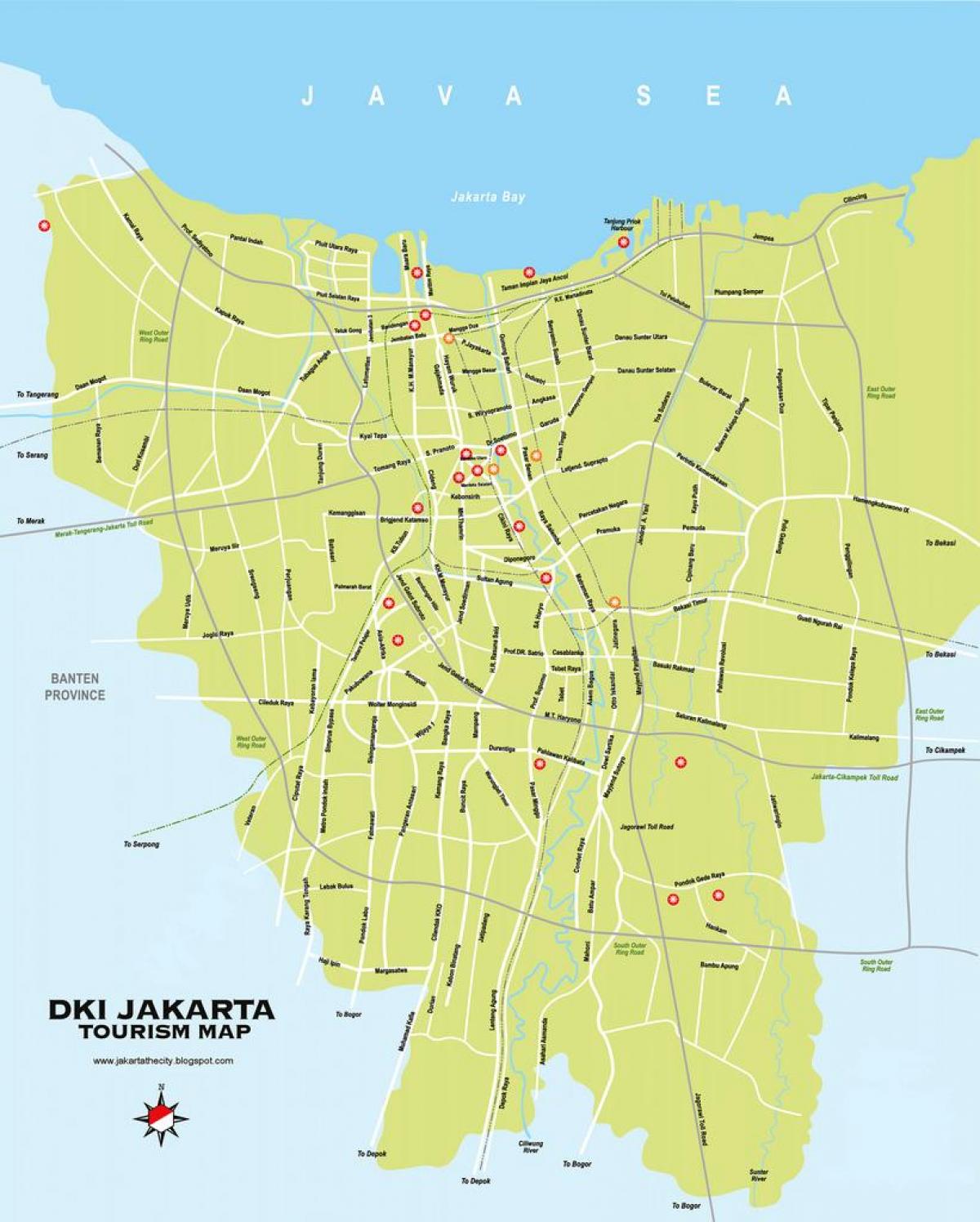 map of harmoni Jakarta