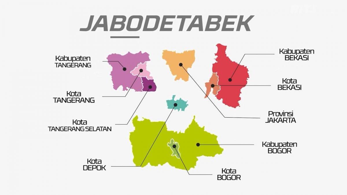 map of jabodetabek