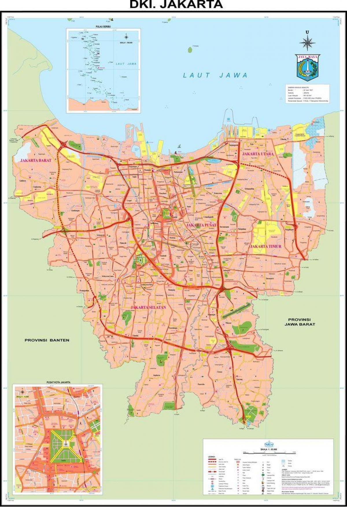 map of Jakarta old town