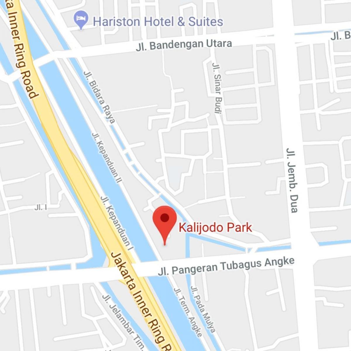 map of kalijodo Jakarta