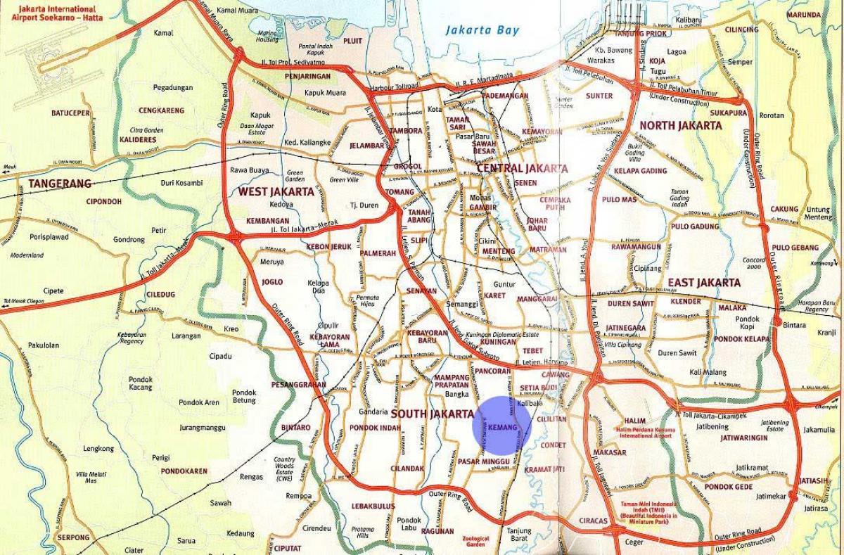 map of kemang Jakarta