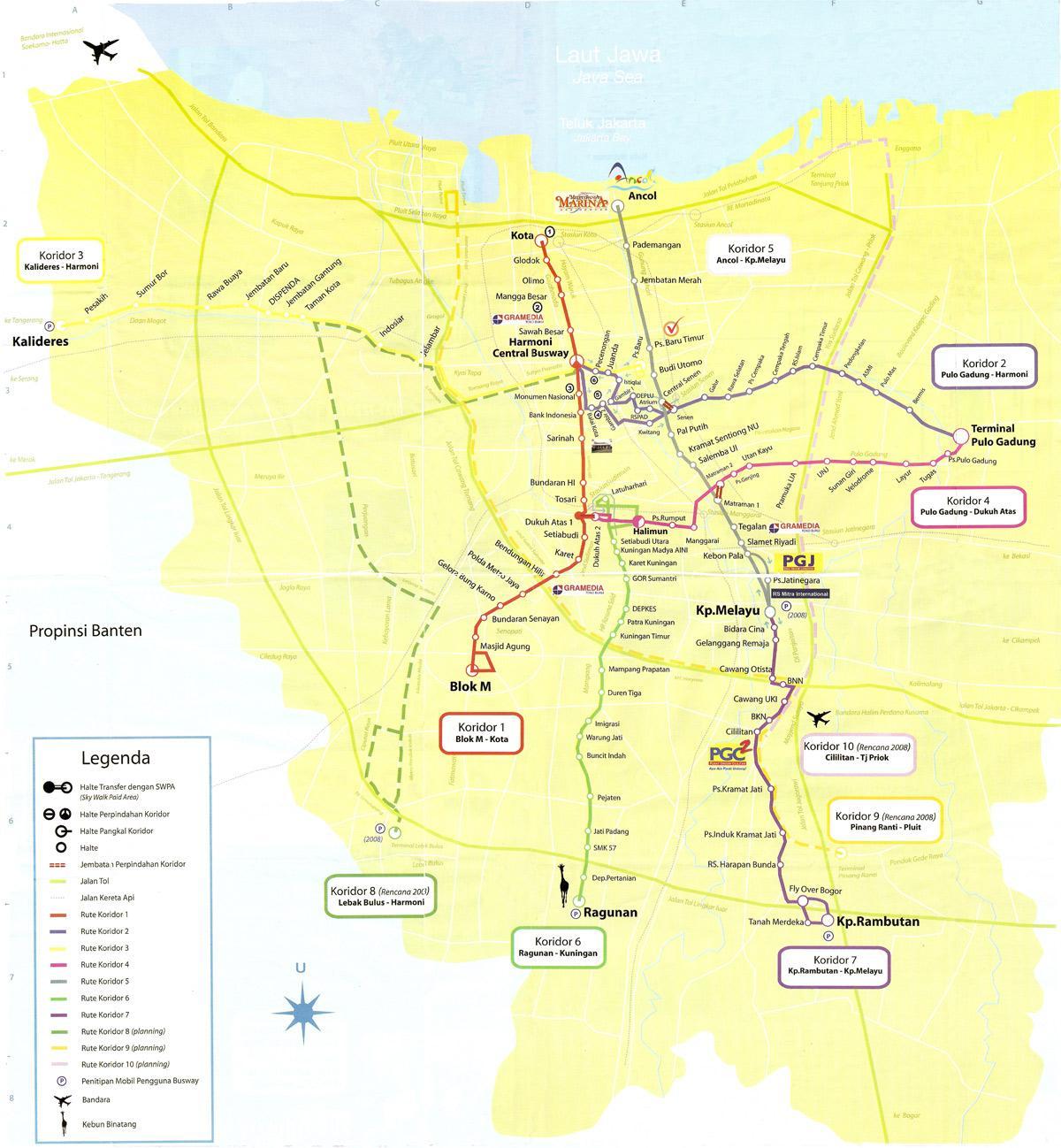 map of map ancol Jakarta