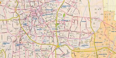 Map of Jakarta street