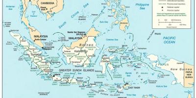 Jakarta indonesia world map