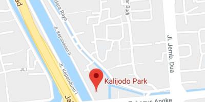 Map of kalijodo Jakarta