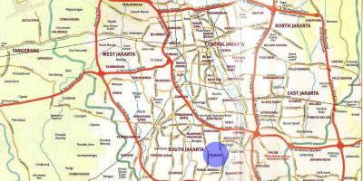 Map of kemang Jakarta