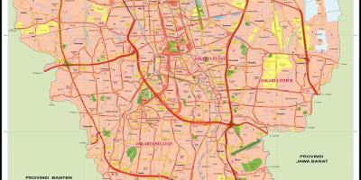 Central Jakarta map