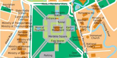 Map of office Jakarta
