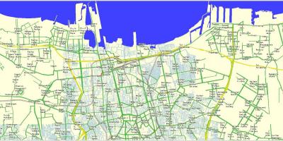 Map of north Jakarta