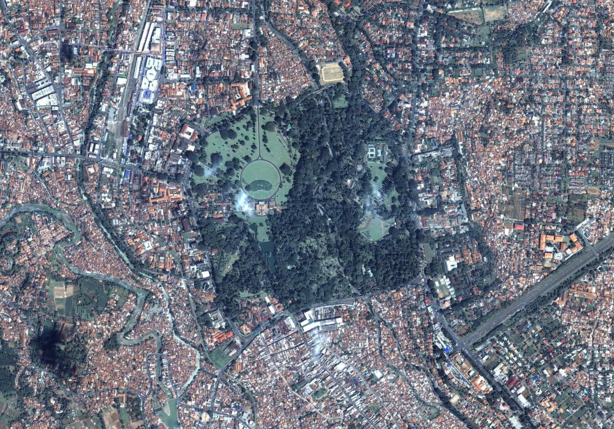 map of Jakarta satellite