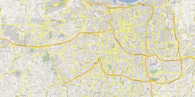 Map of Jakarta road